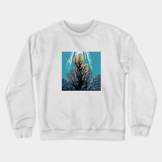 Algal Underwater World IV Crewneck Sweatshirt by Lumot